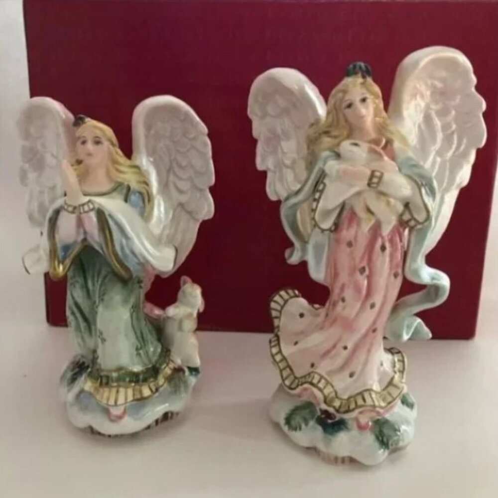 Vintage Fitz and Floyd Angels